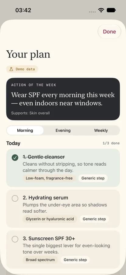 Your 14-day plan (demo data)