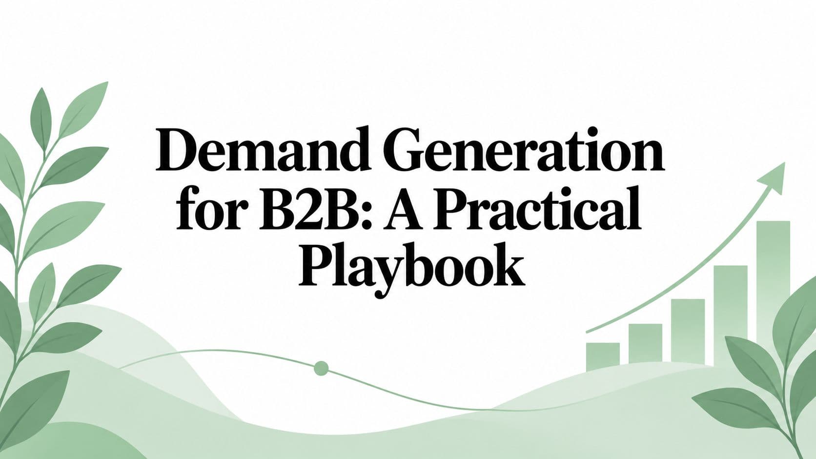 Demand Generation for B2B: A Practical Playbook