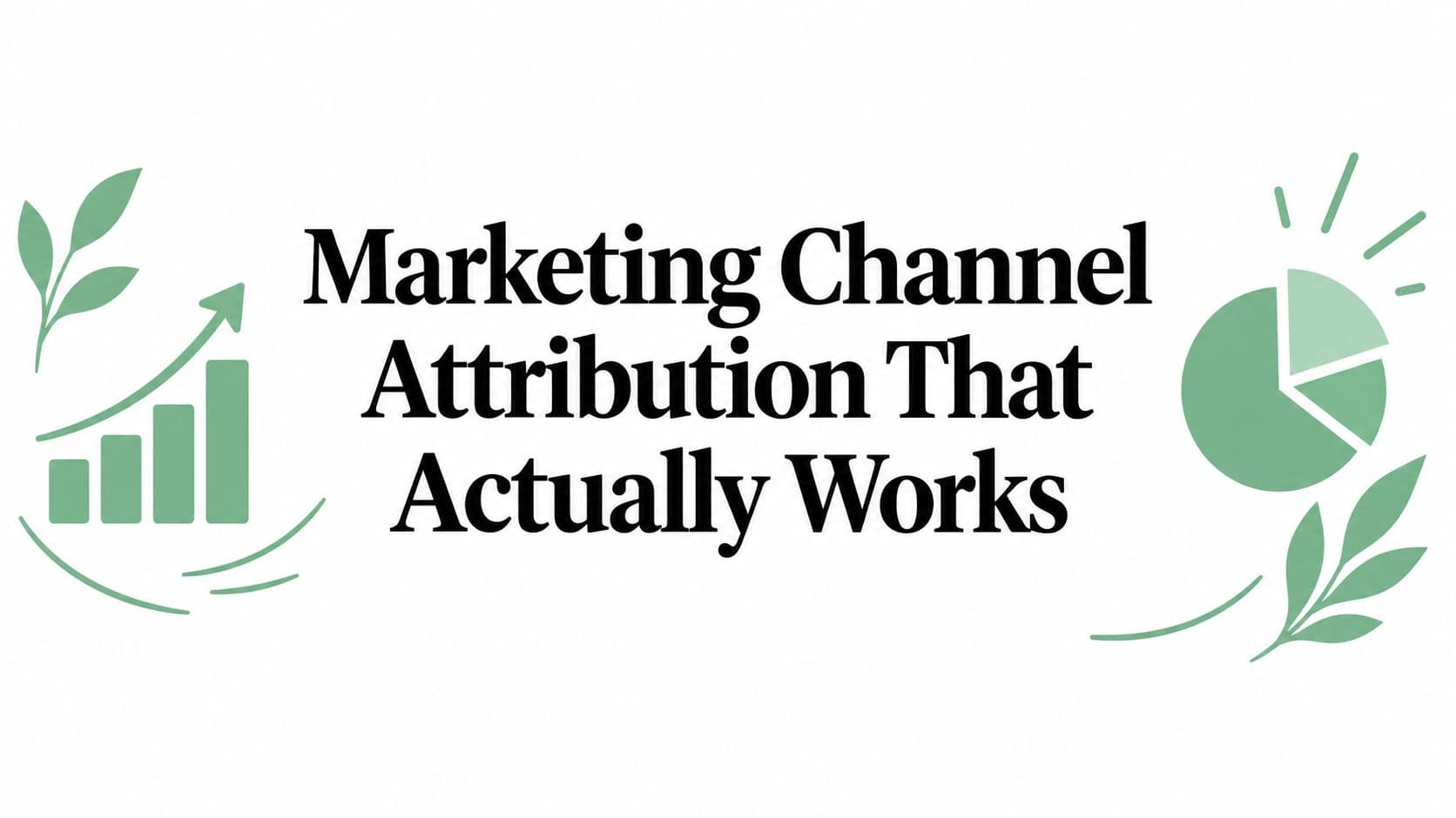 Marketing Channel Attribution That Actually Works